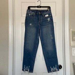 Calvin Klein Women’s Straight Ripped Jeans